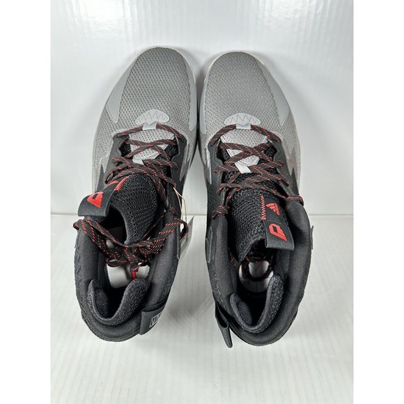 Adidas DAME 8 Damian Lillard Bridge City Black Gray Red Mens Size 13 HR1558 NEW